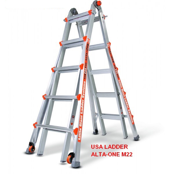 Thang nhôm rút Little Giant Alta one M22