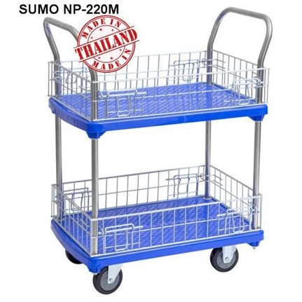 Xe đẩy hàng sàn nhựa SUMO Thái Lan NP-220M
