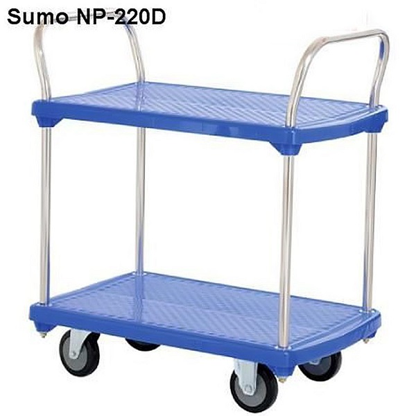 Xe đẩy hàng sàn nhựa SUMO Thái Lan NP-220D